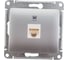 Розетка компьютерная Systeme Electric ( Schneider Electric) GLOSSA, RJ45 кат.5E, алюминий GSL000381K 10 шт 13606480658492 1