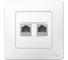 Розетка двойная компьютерная Systeme Electric ( Schneider Electric) BLANCA С/У, RJ45, кат.5E, белый BLNIS045451 10 шт 13606481194678 2