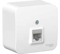 Розетка компьютерная Systeme Electric ( Schneider Electric) BLANCA О/У, RJ45, кат.5E, белый BLNIA045001 12 шт 13606481196191