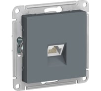Розетка компьютерная Systeme Electric ( Schneider Electric) AtlasDesign Грифель, RJ45, кат. 6A, механизм SE ATN000786 10 шт 13606481813104