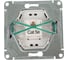 Механизм компьютерной розетки Systeme Electric ( Schneider Electric) 1-м Glossa RJ45 кат.5е графит GSL001381K 5 шт 53606481274934 2
