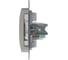 Механизм компьютерной розетки Systeme Electric ( Schneider Electric) 1-м Glossa RJ45 кат.5е платина GSL001281K 5 шт 53606481274842 2