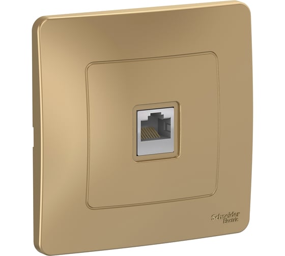 Розетка компьютерная Systeme Electric ( Schneider Electric) Blanca внутр Титан, RJ45 SE BLNIS045004 10 шт 13606481195439 1