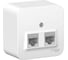Розетка двойная компьютерная Systeme Electric ( Schneider Electric) Blanca наруж Бел RJ45, кат.5E SE BLNIA045451 12 шт 13606481196207 1