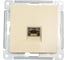 Розетка компьютерная Systeme Electric ( Schneider Electric) AtlasDesign Бежевый, RJ45, кат. 6A, механизм SE ATN000286 10 шт 13606481813050 1