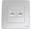 Розетка двойная компьютерная Systeme Electric ( Schneider Electric) Blanca внутр алюминий RJ45 SE BLNIS045453 10 шт 13606481332957 1