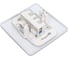 Розетка двойная компьютерная Systeme Electric ( Schneider Electric) Blanca внутр алюминий RJ45 SE BLNIS045453 10 шт 13606481332957 4