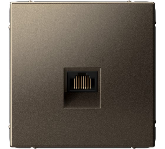 Розетка компьютерная Systeme Electric ArtGallery Мокко, RJ45, кат. 6A, механизм GAL000686 5 шт 4690201035671