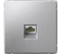Розетка компьютерная Systeme Electric ArtGallery алюминий, RJ45, кат. 5е, механизм GAL000383 5 шт 4690201042280 1