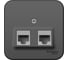 Розетка двойная компьютерная Systeme Electric ( Schneider Electric) Blanca наруж Антрацит RJ45 SE BLNIA045456 12 шт 13606481197280 2
