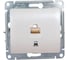 Розетка компьютерная Systeme Electric ( Schneider Electric) Glossa Перламутр, RJ45 кат.5E SE GSL000681K 10 шт 13606485436224 1