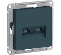 Розетка двойная компьютерная Systeme Electric ( Schneider Electric) AtlasDesign Изумруд, RJ45+RJ45, кат.5E SE ATN000885 5 шт 13606489708679