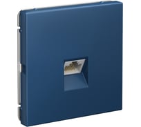 Розетка компьютерная Systeme Electric ArtGallery Аквамарин, RJ45, кат. 6A, механизм GAL001186 5 шт 4690201035756