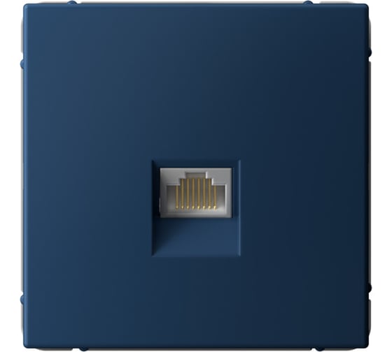 Розетка компьютерная Systeme Electric ArtGallery Аквамарин, RJ45, кат. 6A, механизм GAL001186 5 шт 4690201035756