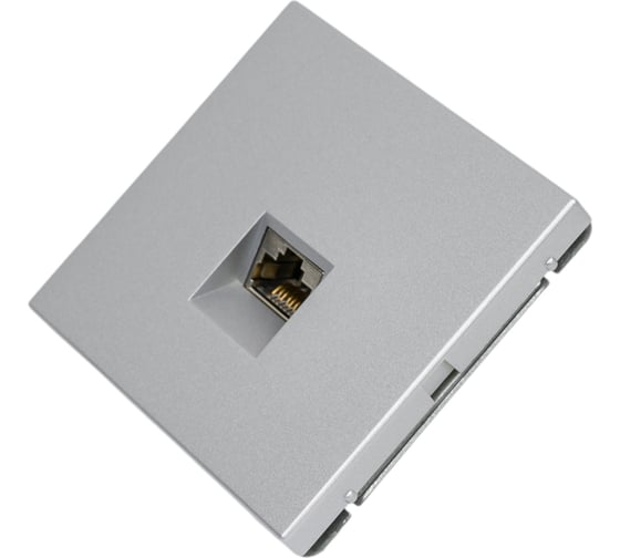 Розетка компьютерная Systeme Electric ArtGallery алюминий, RJ45, кат. 6A, механизм GAL000386 5 шт 4690201035633