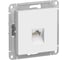 Розетка компьютерная Systeme Electric Atlasdesign лотос, rj45, кат. 5е, механизм ATN001383 5 шт 4690201025801 1