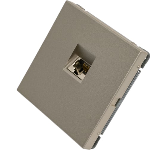 Розетка компьютерная Systeme Electric ArtGallery Шампань, RJ45, кат. 6A, механизм GAL000586 5 шт 4690201035657