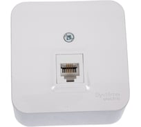 Розетка телефонная Systeme Electric (Schneider Electric) BLANCA О/У RJ11 белый BLNIA011001 12 шт 13606481196184