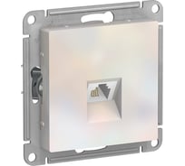 Розетка телефонная Systeme Electric (Schneider Electric) AtlasDesign жемчуг RJ11, механизм SE ATN000481 10 шт 13606489586178