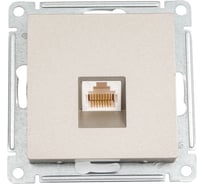 Розетка телефонная Systeme Electric (Schneider Electric) AtlasDesign Шампань RJ11, механизм SE ATN000581 10 шт 13606489586260