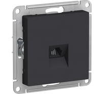 Розетка телефонная Systeme Electric (Schneider Electric) AtlasDesign Карбон RJ11, механизм SE ATN001081 5 шт 13606489708815