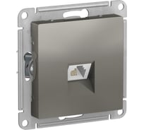 Розетка телефонная Systeme Electric (Schneider Electric) AtlasDesign Сталь RJ11, механизм SE ATN000981 5 шт 13606489708723