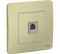 Розетка телефонная Systeme Electric (Schneider Electric) Blanca с/у rj11, бежевый BLNIS011007 10 шт 13606489775749