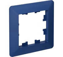 1-постовая рамка Systeme Electric ATLASDESIGN AIR аквамарин/дымчатый черный ATN221101 10 шт 4690201040965