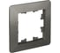 1-постовая рамка Systeme Electric ATLASDESIGN AIR сталь/дымчатый черный ATN220901 10 шт 4690201040927 1