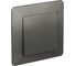 1-постовая рамка Systeme Electric ATLASDESIGN AIR сталь/дымчатый черный ATN220901 10 шт 4690201040927 4