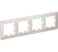 4-постовая рамка Systeme Electric ATLASDESIGN AIR жемчуг/дымчатый белый ATN220404 5 шт 4690201041672