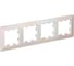 4-постовая рамка Systeme Electric ATLASDESIGN AIR жемчуг/дымчатый белый ATN220404 5 шт 4690201041672 1