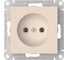 Механизм розетки Systeme Electric ATLASDESIGN без заземления, без шторок, 16А, быстрозажимные клеммы, бежевый ATN000241S 20 шт 13606482107929 1