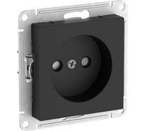 Механизм розетки Systeme Electric ATLASDESIGN без заземления, со шторками, 16А, быстрозажимные клеммы, карбон ATN001049S 5 шт 13606482108537