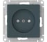 Механизм розетки Systeme Electric ATLASDESIGN без заземления, со шторками, 16А, быстрозажимные клеммы, изумруд ATN000849S 5 шт 13606482108513 2