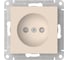 Механизм розетки Systeme Electric ATLASDESIGN без заземления, со шторками, 16А, быстрозажимные клеммы, бежевый ATN000249S 20 шт 13606482108452 2