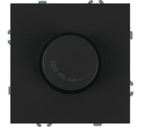 Выключатель диммирующий STEKKER Эмили механизм, 250В, 500W, RSW10-5106-05, черный уголь, soft touch 49842