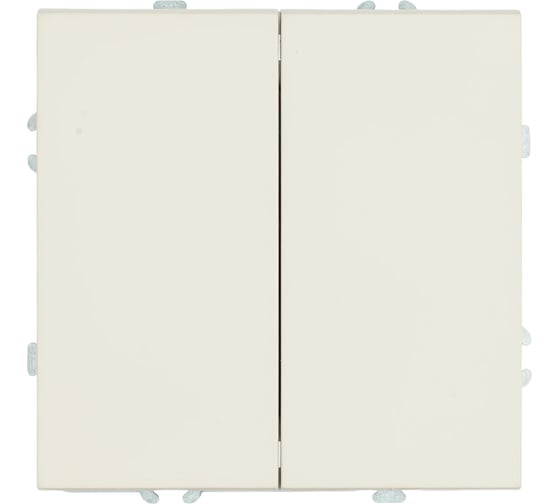 Переключатель перекрестный 2-клавишный STEKKER Эмили механизм, 250В, 10А, RSW10-5111-08, кашемир, soft touch, 50165 1