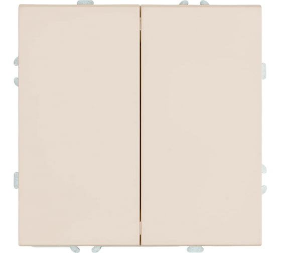 Переключатель перекрестный 2-клавишный STEKKER Эмили механизм, 250В, 10А, RSW10-5111-08, кашемир, soft touch, 50165 1