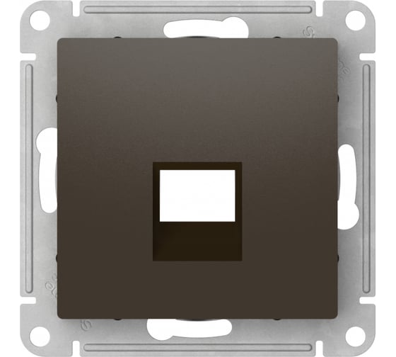 Накладка Systeme Electric Atlasdesign для информационных функций типа Keystone, МОККО ATN000684 10 шт 4690201059387 1