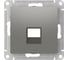 Накладка Systeme Electric Atlasdesign для информационных функций типа Keystone, СТАЛЬ ATN000984 5 шт 4690201059417 1