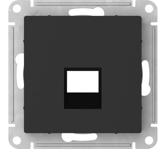 Накладка Systeme Electric Atlasdesign для информационных функций типа Keystone, КАРБОН ATN001084 5 шт 4690201059424 1