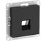 Накладка Systeme Electric Atlasdesign для информационных функций типа Keystone, КАРБОН ATN001084 5 шт 4690201059424 2