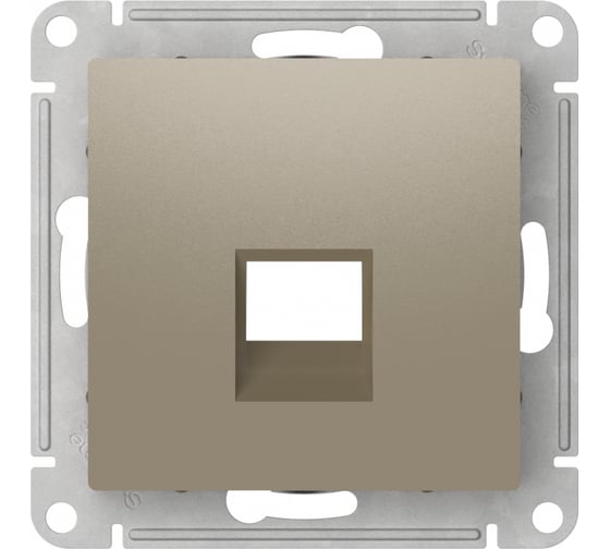 Накладка Systeme Electric Atlasdesign для информационных функций типа Keystone, ШАМПАНЬ ATN000584 10 шт 4690201059141 1