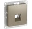 Накладка Systeme Electric Atlasdesign для информационных функций типа Keystone, ШАМПАНЬ ATN000584 10 шт 4690201059141 2
