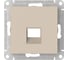 Накладка Systeme Electric Atlasdesign для информационных функций типа Keystone, ПЕСОЧНЫЙ ATN001284 5 шт 4690201059448 1