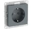 Розетка Systeme Electric ATLASDESIGN с заземлением, 16А, мех., быстрозажим. клем., ГРИФЕЛЬ ATN000743S 10 шт 13606482108070 1