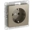 Розетка Systeme Electric ATLASDESIGN с заземлением, 16А, мех., быстрозажим. клем., ШАМПАНЬ ATN000543S 10 шт 13606482108056 1