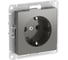 Розетка Systeme Electric ATLASDESIGN с заземлением, 16А, мех., быстрозажим. клем., СТАЛЬ ATN000943S 5 шт 13606482108094 1