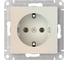Розетка Systeme Electric ATLASDESIGN с заземлением, 16А, мех., быстрозажим. клем., ЖЕМЧУГ ATN000443S 10 шт 13606482108049 2